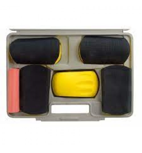 Sanding Kit, Curved Blocks, 6pc in Case